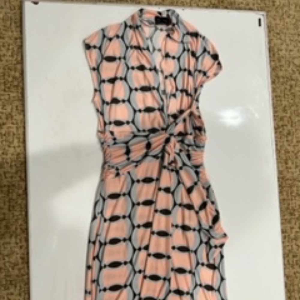 Max and Cleo Dress - Size M - Pink/Blue/Gray